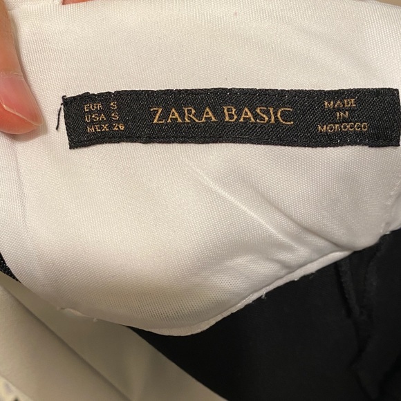 Zara two tones peplum dress small preowned - Picture 3 of 10